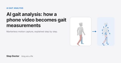 AI Gait Analysis: How a Phone Video Becomes Gait Measurements