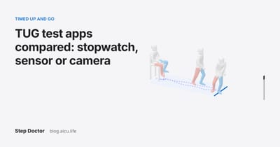 TUG Test Apps Compared: Stopwatch, Sensor or Camera