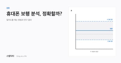 휴대폰 보행 분석, 정확할까? 검증 방법과 연구 결과