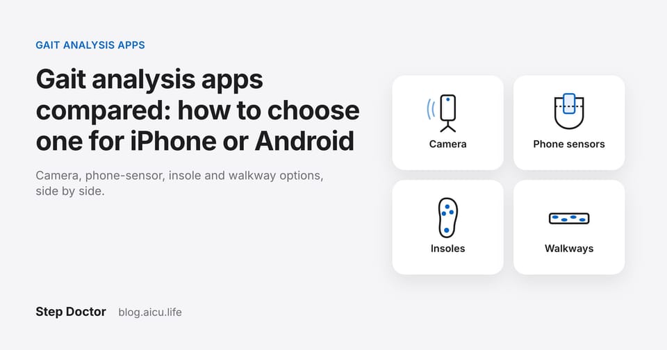 Gait Analysis Apps Compared: How to Choose One for iPhone or Android