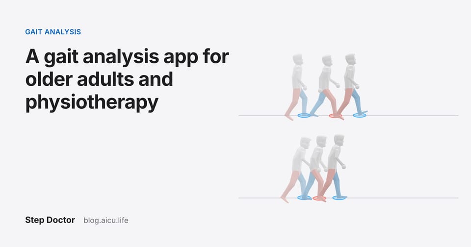 A Gait Analysis App for Older Adults and Physiotherapy: What to Measure